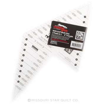 Creative Grids Two Peaks In One Ruler 13"x 7"
