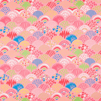 Creativity Glows - Doodles for Days Bubblegum Yardage