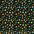 Creativity Glows - Starlight That Glow in the Dark Blackboard Yardage