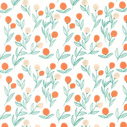 Creatures Great and Small - Citrus Fruits Cream Yardage