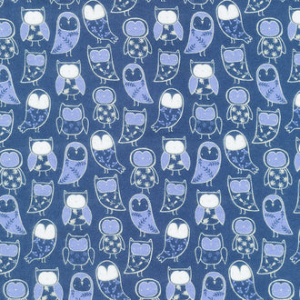 Cubby Bear Flannel - Night Night Night Yardage