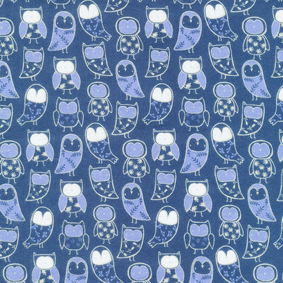 Cubby Bear Flannel - Night Night Night Yardage