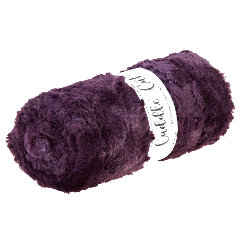 Cuddle® Cuts - Luxe Galaxy Plum 60" Minky 2 Yard Cuts