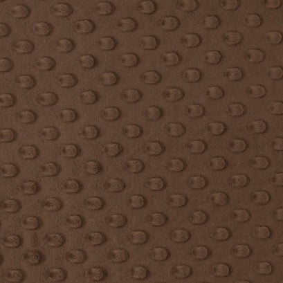 Cuddle® Embossed Dimple - Brown 60" Minky Yardage