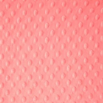 Cuddle® Embossed Dimple - Coral 60" Minky Yardage