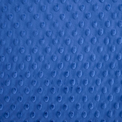 Cuddle® Embossed Dimple - Electric Blue 60" Minky Yardage