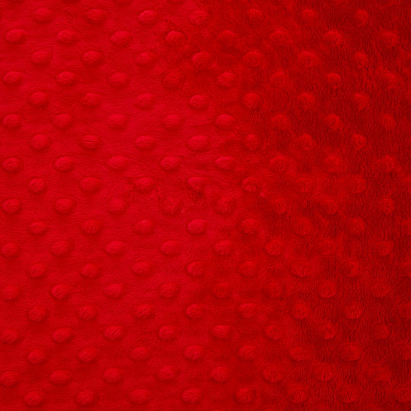Cuddle® Embossed Dimple - Red 60" Minky Yardage Primary Image