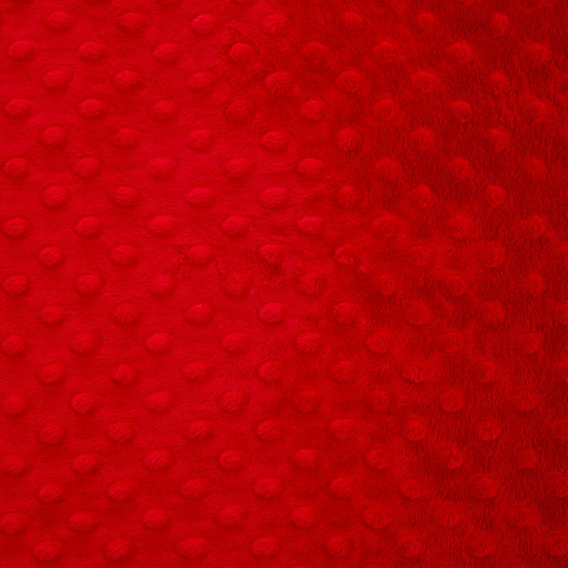 Cuddle® Embossed Dimple - Red 60" Minky Yardage Primary Image