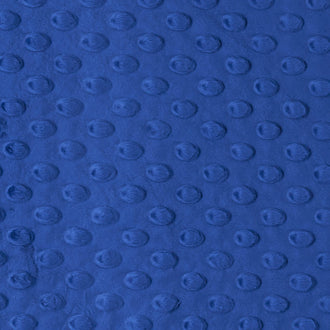 Cuddle® Embossed Dimple - Royal Blue 60" Minky Yardage