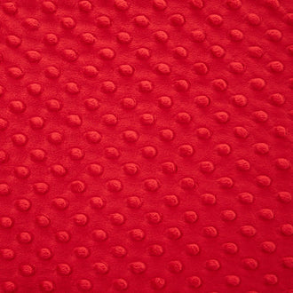 Cuddle® Embossed Dimple - Scarlet 60" Minky Yardage