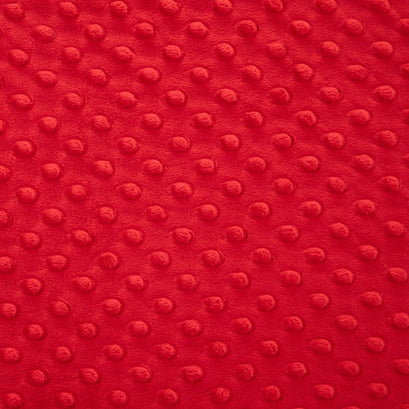 Cuddle® Embossed Dimple - Scarlet 60" Minky Yardage