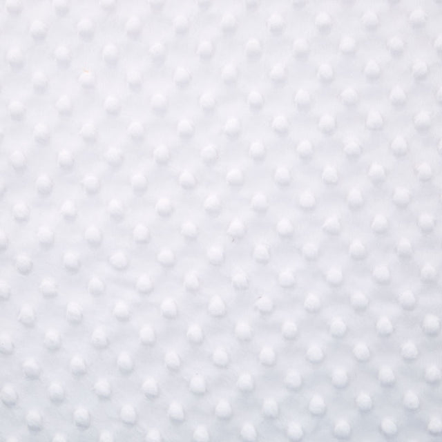 Cuddle® Embossed Dimple - White 60" Minky Yardage Primary Image