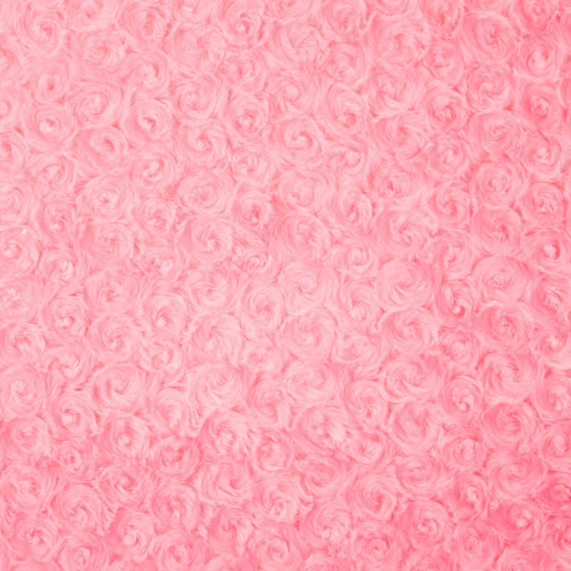 Luxe Cuddle® Embossed Rose - Paris Pink 60" Minky Yardage