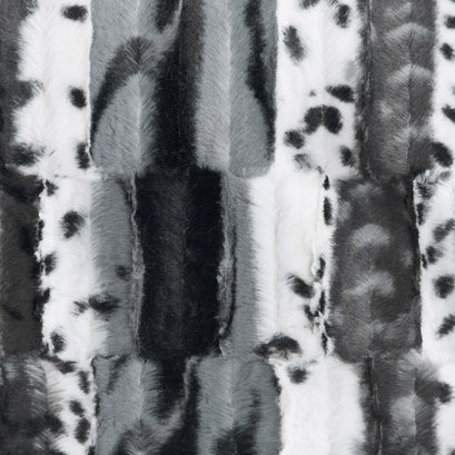 Luxe Cuddle® - Soft Cuddle® Fancy Leopard Black/Grey 60" Minky Yardage