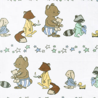 Cuddle® Prints - Bedtime March Honeydew 60" Minky Yardage