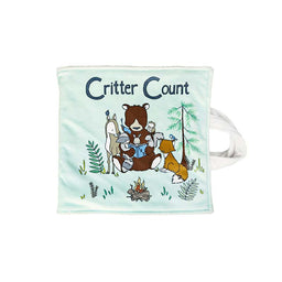 Cuddle Prints - Critter Count Book Honeydew Digitally Printed Panel Primary Image