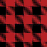 Cuddle® Prints - Buffalo Check Scarlet Black Minky Yardage