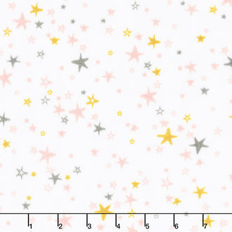 Cuddle® Prints - Starbright Shell Graphite 60" Minky Yardage