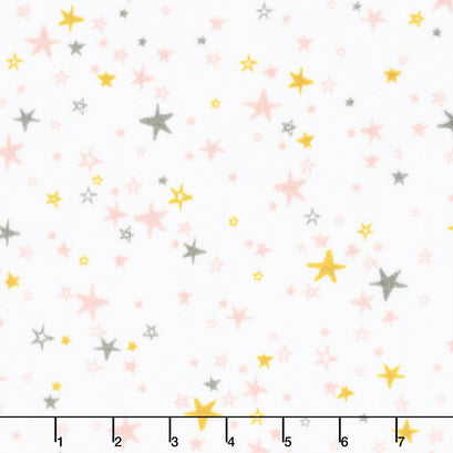 Cuddle® Prints - Starbright Shell Graphite 60" Minky Yardage