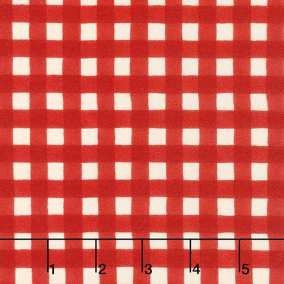 Cultivate Kindness - Farmhouse Gingham Truck Red Yardage