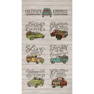 Cultivate Kindness - Kindness Galvanized Grey Panel