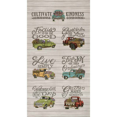 Cultivate Kindness - Kindness Galvanized Grey Panel