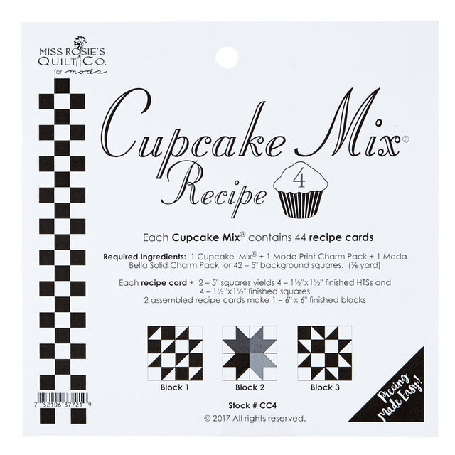 Cupcake Mix® Recipe 4 by Miss Rosie's Quilt Co.
