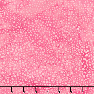 Curiosity Batiks - Dots Fuchsia Yardage