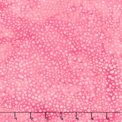 Curiosity Batiks - Dots Fuchsia Yardage