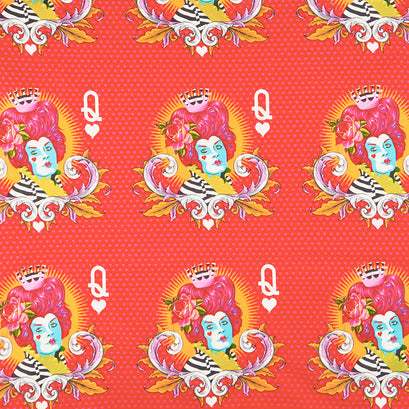Curiouser and Curiouser - The Red Queen Portrait Wonder Yardage