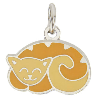 Curly Cat Charm