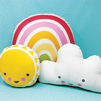 Cut Sew Create - Sunshine Rainbow Cloud Pillows Kit