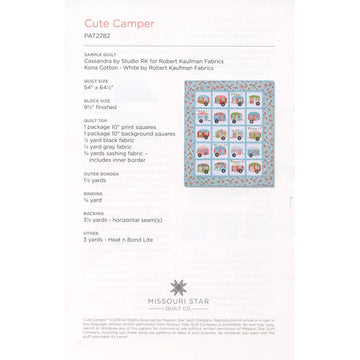 Cute Camper Quilt Pattern by Missouri Star Alternative View #1
