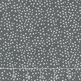 Cute Little Dinosaur Footprints - Charcoal Yardage