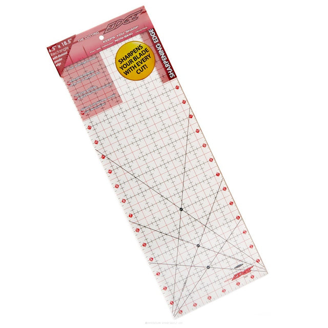 Cutting Edge Frosted Sharpening Edge Ruler - 6.5 x 18.5