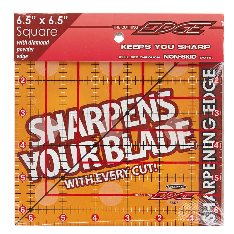 Cutting Edge Sharpening Edge Clear Ruler 6.5" x 6.5" Alternative View #1