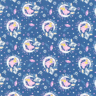 Peppa Pig - Peppa Moon Magic Navy Yardage