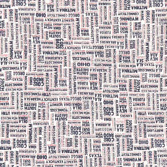Stateside - States Vanilla Navy Yardage