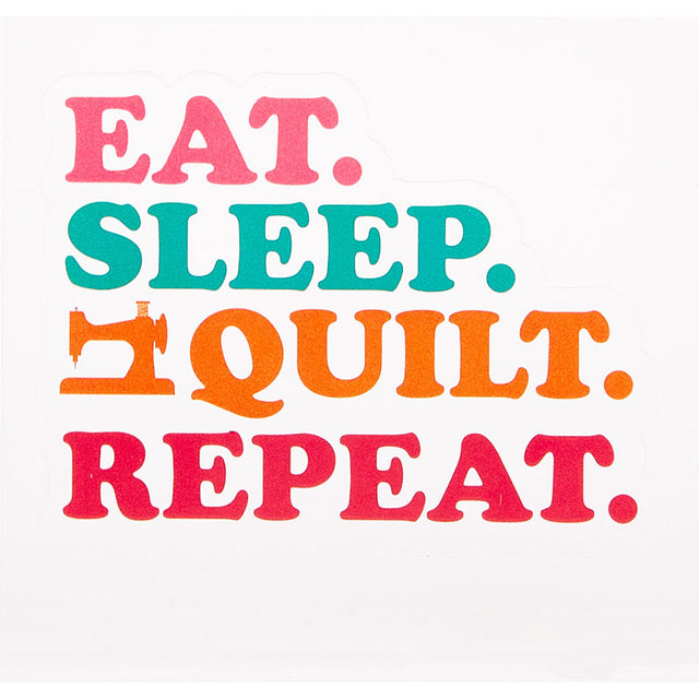 MSQC Eat Sleep Quilt Decal Primary Image