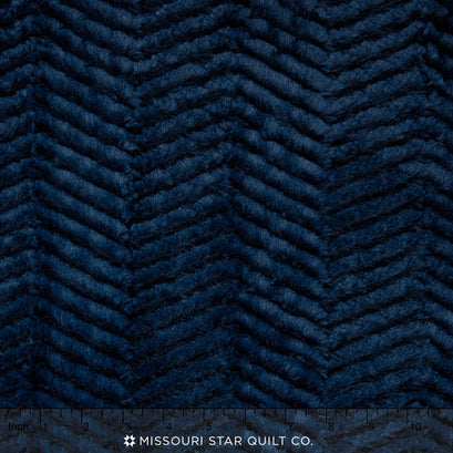 Cuddle® - Soft Cuddle® Ziggy Navy 60" Minky Yardage