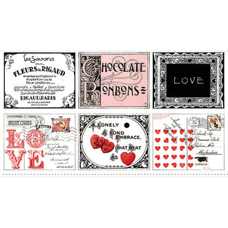 Be Mine Valentine - Valentine Multi Placemat Panel