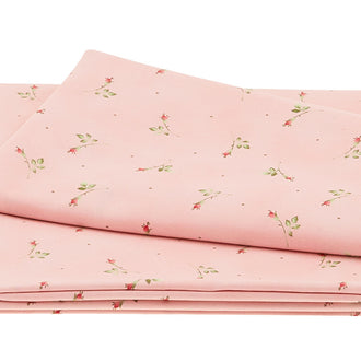 Wild Rose Favorites - Long Stem Buds Pink 2 Yard Cut