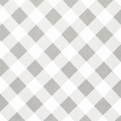 Fleur Noire - Line Plaid Cream Yardage