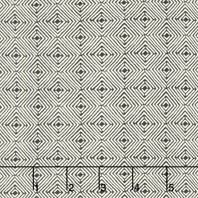 Nightfall - Diamonds Black/Cream Yardage