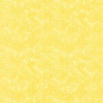 Wilmington Essentials - Swirling Leaves Lemon Yellow Yardage