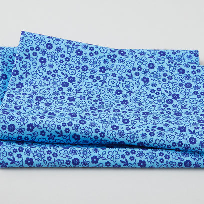 Anname Favorites - Floral Blue 2 Yard Cut