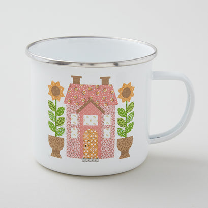Lori Holt Home Town Enamel Tin Mug