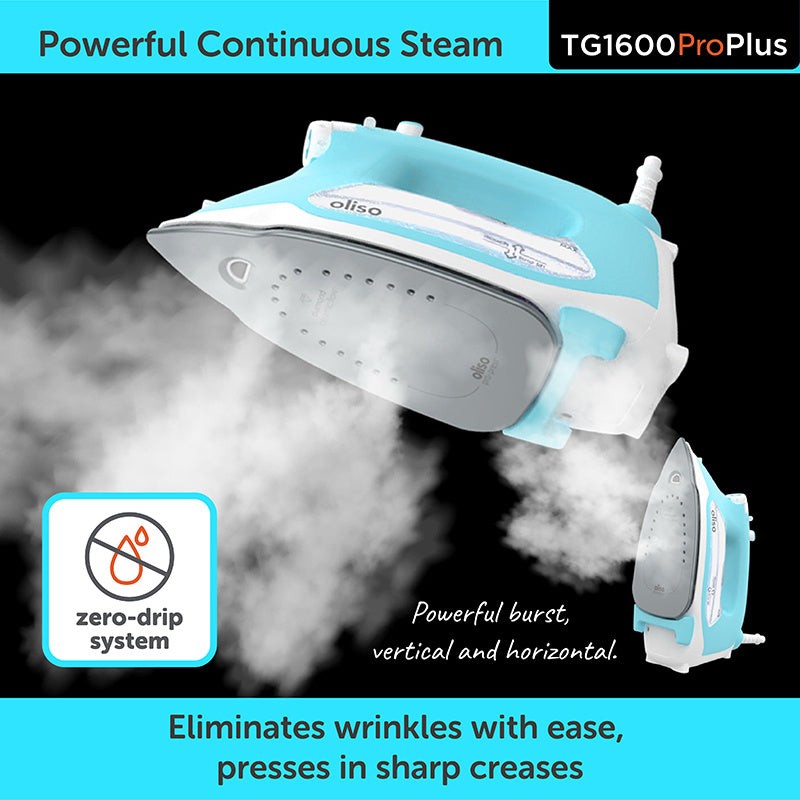 Oliso® TG1600Pro+ Smart Iron® - Turquoise