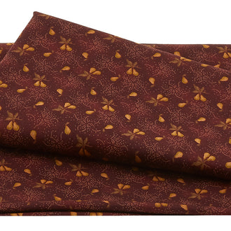 Chocolate Covered Cherries - Pear Orchard Black/Cherry 2 Yard Cut