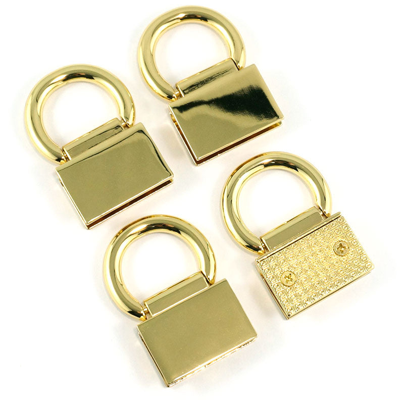 Emmaline Edge Connector Strap Anchors - Set of Four Gold Primary Image